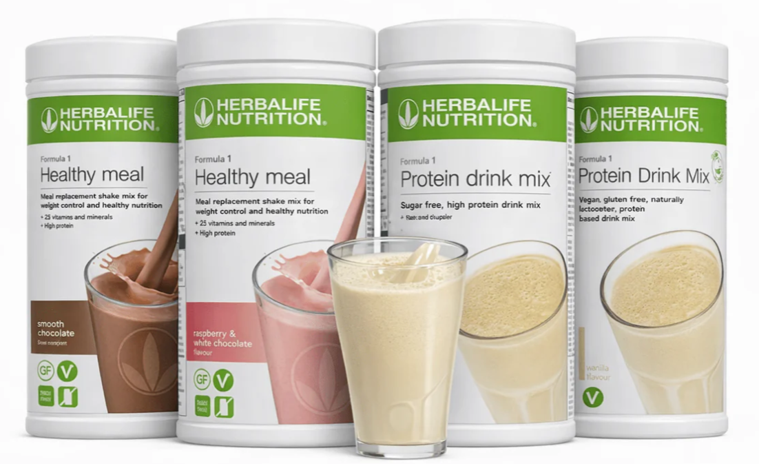Herbalife - 2x Formula 1 + 2x Protein Drink Mix