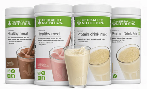 Herbalife - 2x Formula 1 + 2x Protein Drink Mix