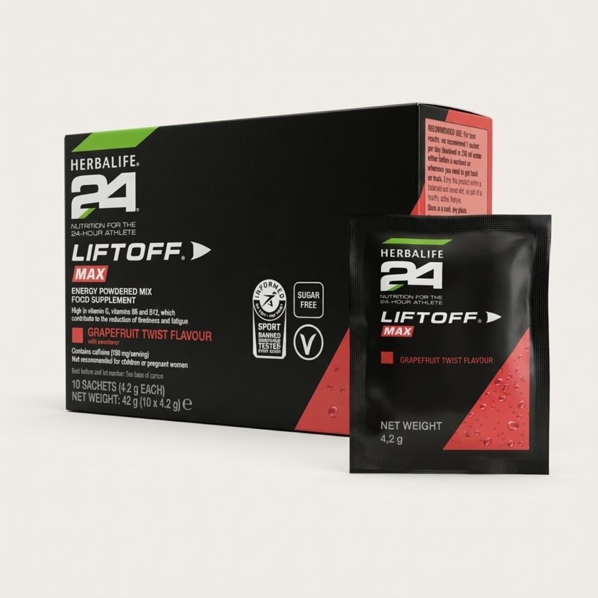 Herbalife H24 LiftOff® Max Energy Drink – Grapefruit Flavour